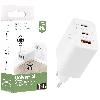 Chargeur - Adaptateur Alimentation Telephone Chargeur Gan 65w 2 Usb-C Power Delivery + 1 Usb A Tnb x6