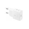 Chargeur - Adaptateur Alimentation Telephone Chargeur pour téléphone mobile Samsung Chargeur secteur RAPIDE 25W. Port USB Type C Blanc