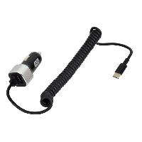 Chargeur - Adaptateur Alimentation Telephone Chargeur USB 3A 1224V + CORDON SPIRALE C 150CM