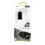 Chargeur Allume cigare 12V 3A + cable iPhone 510 - Moxie