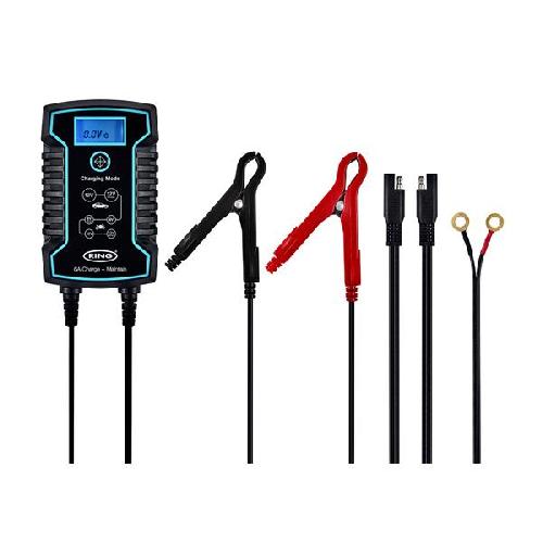 Chargeur De Batterie Chargeur Batterie Intelligent + Maintien De Charge 6A 6-12V Ring