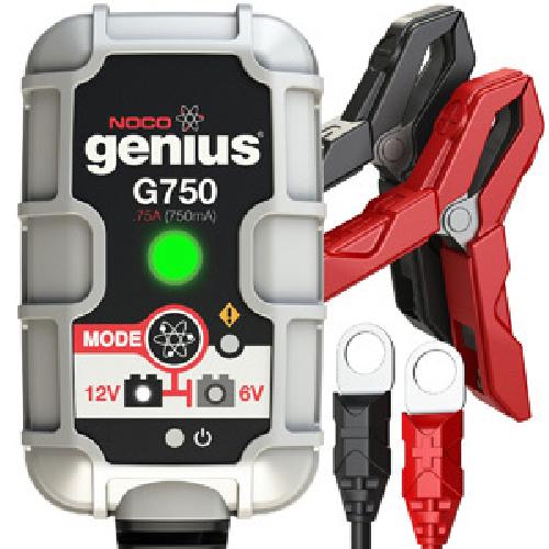 Chargeur de batterie 750mA Noco Genius G750EU pour voiture et moto