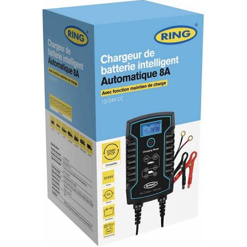 Chargeur De Batterie Chargeur De Batterie Automatique 12-24V 8A RESC808