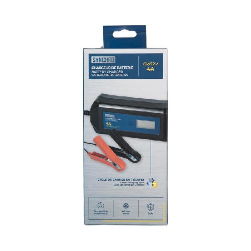 Chargeur De Batterie Chargeur de batterie + maintenance 2-4A - 6-12V SYNCHRO