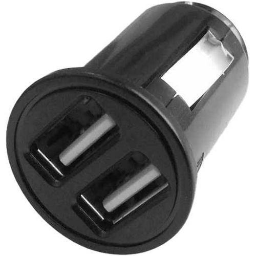 Chargeur - Adaptateur Secteur - Allume Cigare - Solaire Chargeur double USB allume-cigare 3A avec cable type C