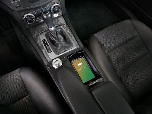 Chargeur Induction Qi Chargeur induction vide poche compatible avec Mercedes classe C W204 classe E W212 W207