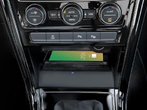 Chargeur Induction Qi Chargeur induction vide poche compatible avec VW Touran 2015->