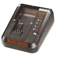 Chargeur Pour Machine Outil Chargeur de batterie BLACK+DECKER BDC1A-QW pour batteries Lithium 14.4V et 18V