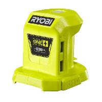 Chargeur Pour Machine Outil RYOBI - Chargeur USB 18V ONE+ - 2 ports USB pour charger a partir d'une batterie ONE+TM - R18USB-0