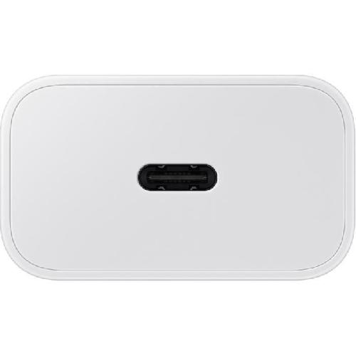 Coque - Bumper - Facade Telephone Chargeur pour téléphone mobile Samsung Chargeur secteur 25W Avec cable USBC Blanc