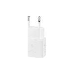 Chargeur - Adaptateur Alimentation Telephone Chargeur pour téléphone mobile Samsung Chargeur secteur RAPIDE 25W. Port USB Type C Blanc