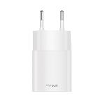 Chargeur - Adaptateur Alimentation Telephone Chargeur secteur 2.4A 1USB blanc - Moxie