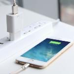 Chargeur - Adaptateur Alimentation Telephone Chargeur secteur 2.4A 1USB blanc - Moxie x6