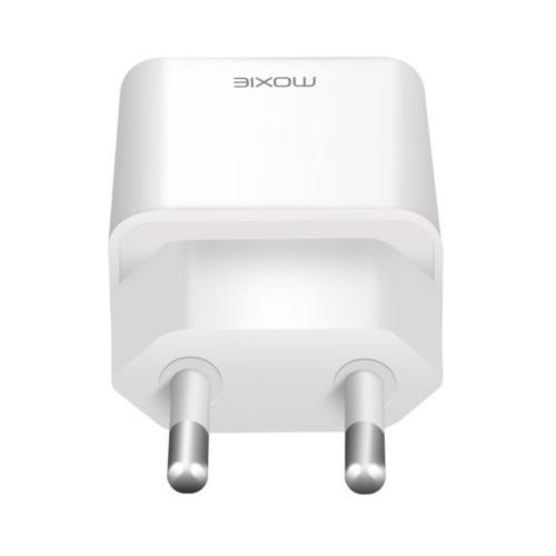 Chargeur - Adaptateur Alimentation Telephone Chargeur secteur 2.4A 1USB blanc - Moxie x6