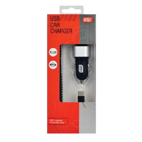 Chargeur - Adaptateur Alimentation Telephone Chargeur USB 3A 1224V + CORDON SPIRALE C 150CM