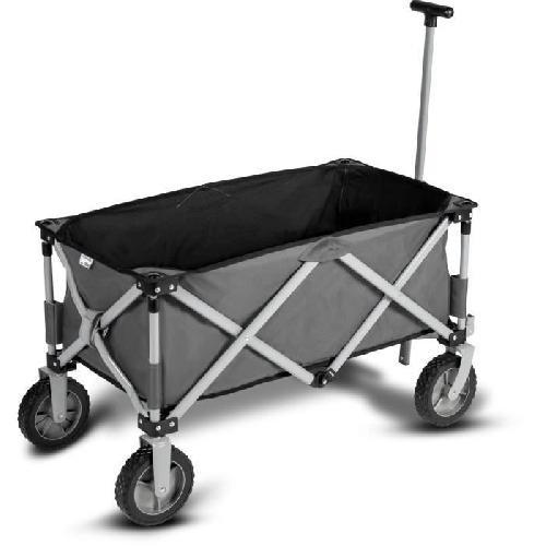 Sac - Housse - Chariot De Transport Chariot 4 roues - KAMPA - Trucker Trolley - Pliable - Gris