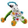 Chariot A Pousser Fisher-Price - Mon Trotteur Zebre Parlant - Trotteur bébé  - 6 mois et + DLD96