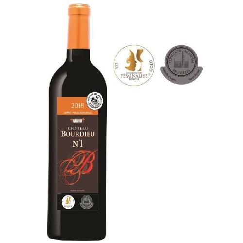 Vin Rouge Château Bourdieu N°1 2018 Blaye Côtes de Bordeaux - Vin rouge de Bordeaux