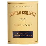 Vin Rouge Château Brillette 2017 Moulis en Médoc - Vin rouge de Bordeaux