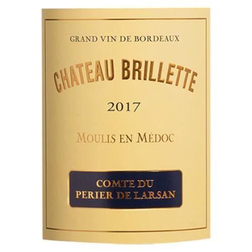 Vin Rouge Château Brillette 2017 Moulis en Médoc - Vin rouge de Bordeaux
