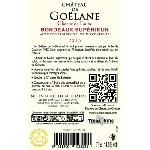 Vin Rouge Château de Goëlane 2016 Bordeaux Supérieur - Vin rouge de bordeaux