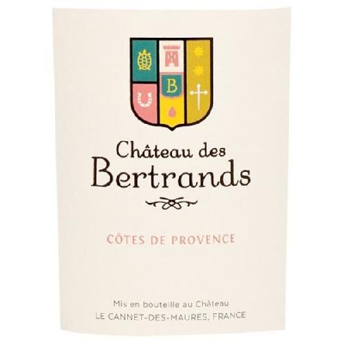 Vin Rouge Château des Bertrands Côtes de provence - Vin rosé de Provence