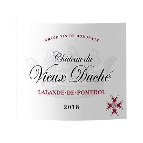 Vin Rouge Château Du Vieux Duché 2018 Lalande-de-Pomerol - Vin rouge de Bordeaux