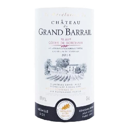 Vin Rouge Château Grand Barrail 2014 Blaye - Vin rouge de Bordeaux