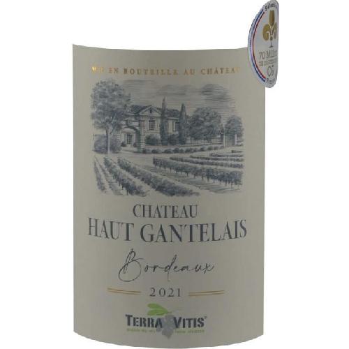 Vin Rouge Château Haut Gantelais 2021 Bordeaux Supérieur - Vin rouge du Sud-Ouest