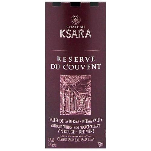 Vin Rouge Chateau Ksara Reserve du Couvent Vallee de la Bekaa - Vin rouge du Liban