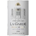 Vin Rouge Château La Garde 2014 Pessac Léognan - Vin rouge de Bordeaux