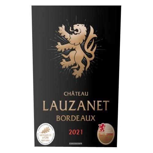 Vin Rouge Château Lauzanet 2021 Bordeaux - Vin rouge de Bordeaux