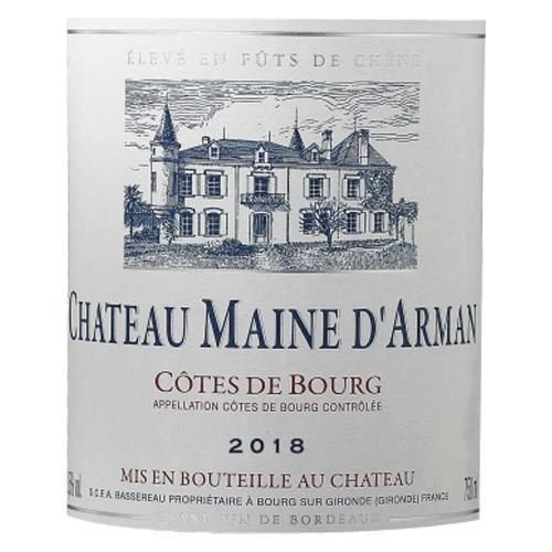 Vin Rouge Château Maine d'Arman 2018 Côtes de Bourg - Vin rouge de Bordeaux