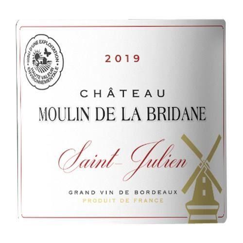 Vin Rouge Château Moulin de la Bridane 2019 Saint-Julien - Vin rouge de Bordeaux