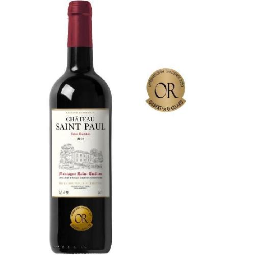 Vin Rouge Château Saint Paul Cuvée Tradition 2020 Montagne Saint-Emilion - Vin rouge de Bordeaux