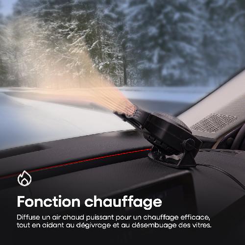 Chauffage D'appoint Pour Vehicule Chauffage. Degivrant. Ventilateur 12V 150W Amio