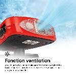 Chauffage D'appoint Pour Vehicule Chauffage Degivrant- Ventilateur Avec Poignee Et Lumiere 12V Amio