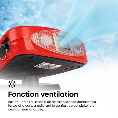 Chauffage D'appoint Pour Vehicule Chauffage Degivrant- Ventilateur Avec Poignee Et Lumiere 12V Amio