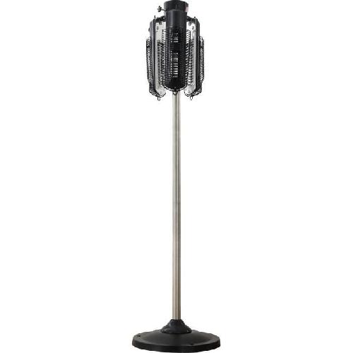 Chauffage Exterieur - Accessoire Chauffage Électrique TRIPTYQUE - 2000 W - 3 Tubes Halogene - Allumage Bouton ON-OFF - Noir