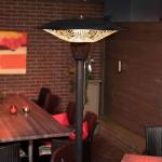 Chauffage Exterieur - Accessoire Chauffage exterieur electrique SUNRED Barcelona - Noir - 2 kW - Protection de securite contre basculement