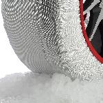 Chaine Neige - Chaussette Chaussette neige textile - L Blanc