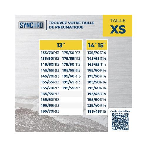 Chaine Neige - Chaussette Chaussettes neige Taille XS SYNCHRO