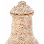 Brasero - Accessoire Cheminée extérieure - RED FIRE - Ramses en Terre Cuite - Manuel - Bois - 32x32x70