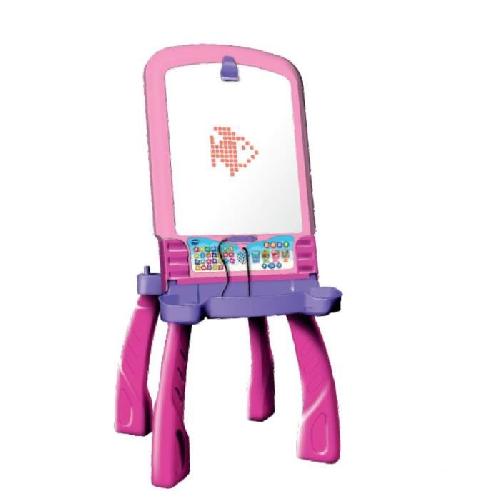 Table Activite - Jouet D'activite Chevalet Interactif 3 en 1 VTECH - Rose - Pour Fille - A partir de 3 ans