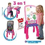 Table Activite - Jouet D'activite Chevalet Interactif 3 en 1 VTECH - Rose - Pour Fille - A partir de 3 ans