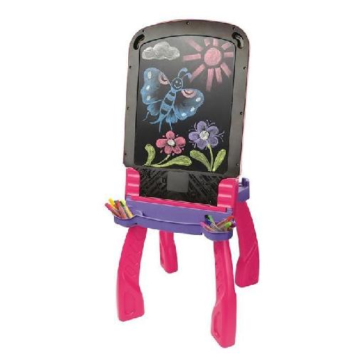 Table Activite - Jouet D'activite Chevalet Interactif 3 en 1 VTECH - Rose - Pour Fille - A partir de 3 ans