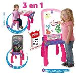 Table Activite - Jouet D'activite Chevalet Interactif 3 en 1 VTECH - Rose - Pour Fille - A partir de 3 ans