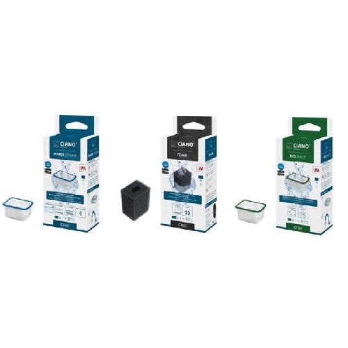 Aquarium CIANO pack 3 mois cartouches filtration taille M