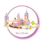 Circuit Miniature Circuit Château Princesses Disney - BRIO - Coffret 18 pieces - Train en bois - Des 3 ans