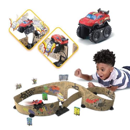 Circuit Miniature Circuit de course en carton VTECH CAR-BOARD RACERS - CIRCUIT MONSTER TRACKS pour enfant de 5 ans et plus
